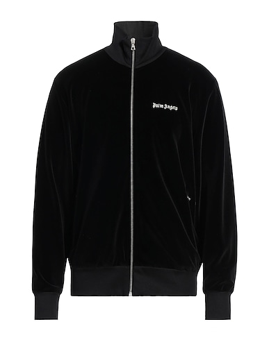 PALM ANGELS Sweatshirt Black 80% Cotton, 18% Polyamide, 2% Elastane