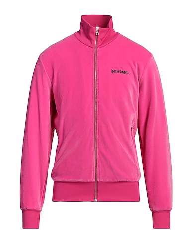 PALM ANGELS Sweatshirt Fuchsia 80% Cotton, 18% Polyamide, 2% Elastane