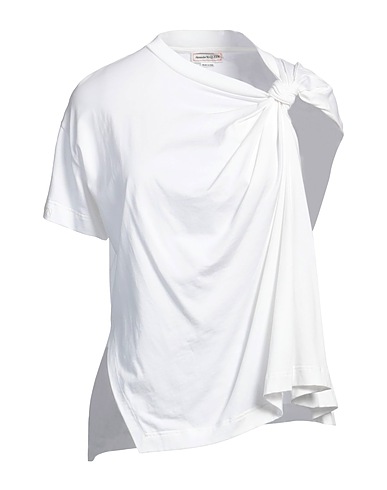 MCQUEEN Top White 100% Cotton, Polyester
