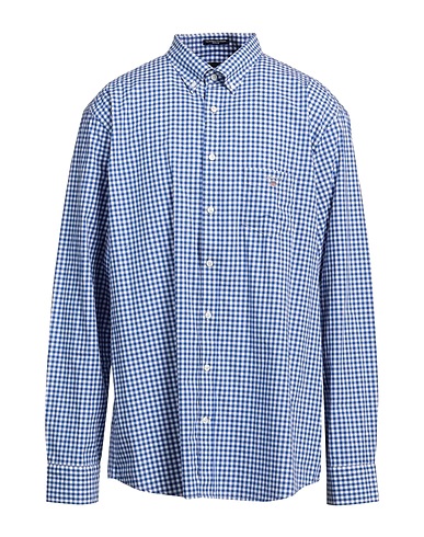 GANT Camicia a quadri Blu 100% Cotone