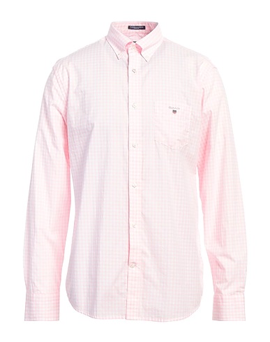 GANT Kariertes Hemd Rosa 100% Baumwolle
