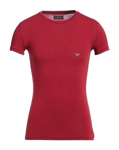 EMPORIO ARMANI Undershirt Burgundy 95% Cotton, 5% Elastane
