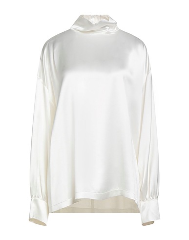 FABIANA FILIPPI Top Ivory 87% Viscose, 13% Wool