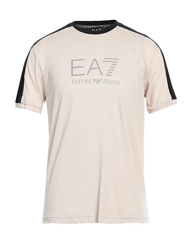 EA7 Ｔシャツ ベージュ コットン 100%