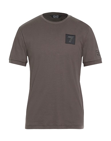 EA7 T-shirt Military green 100% Cotton