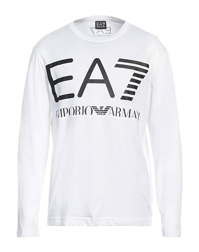 EA7 T-shirt White 100% Cotton
