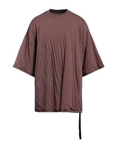 DRKSHDW by RICK OWENS Oversize-T-Shirt Chocolate brown 100% Cotton