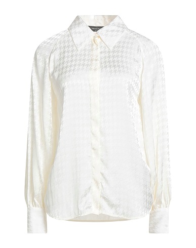 FABIANA FILIPPI Patterned shirts & blouses Ivory 88% Acetate, 12% Silk