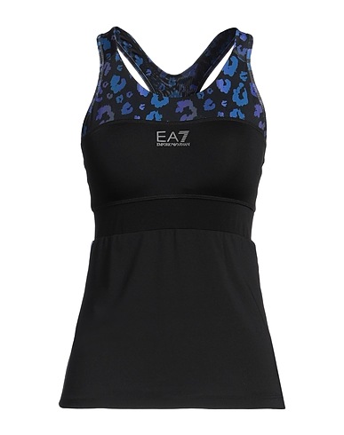 EA7 Tanktop Schwarz 88% Polyester, 12% Elastan