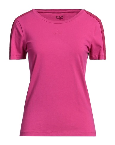 EA7 T-shirt Fucsia 95% Cotone, 5% Elastan