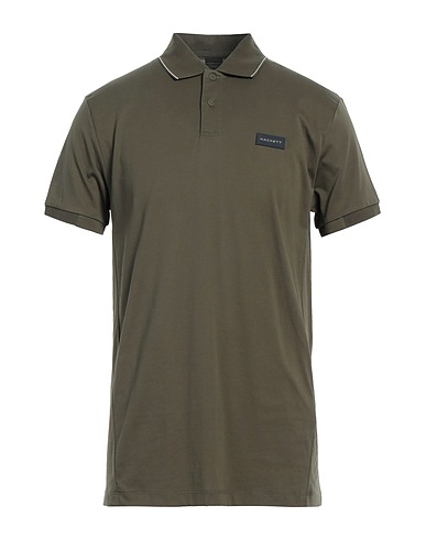 HACKETT Polo shirt Military green 100% Cotton