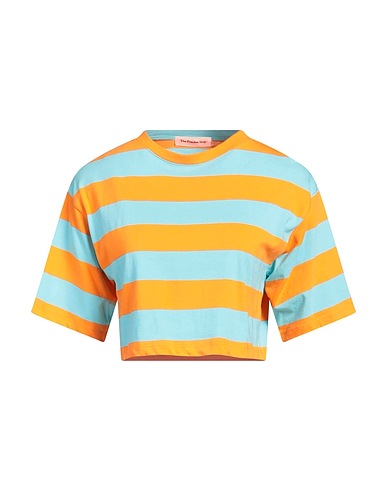 THE FRANKIE SHOP Crop top Arancione 100% Cotone
