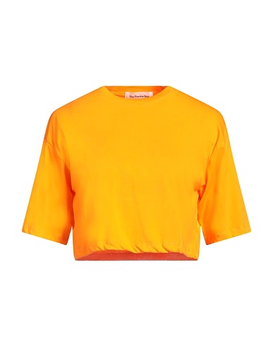 THE FRANKIE SHOP Crop top Arancione 100% Cotone