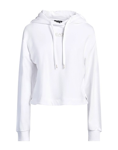 EA7 Sudadera Blanco 95% Algodón, 5% Elastán