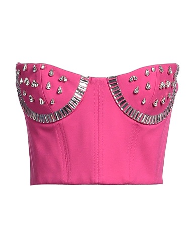 AREA Top Fucsia 67% Rayon, 28% Nylon, 5% Elastan