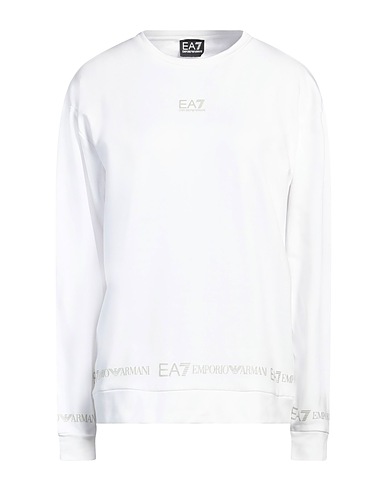 EA7 Sweatshirt White 94% Cotton, 6% Elastane