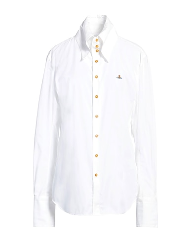 VIVIENNE WESTWOOD Solid color shirts & blouses 100% Cotton