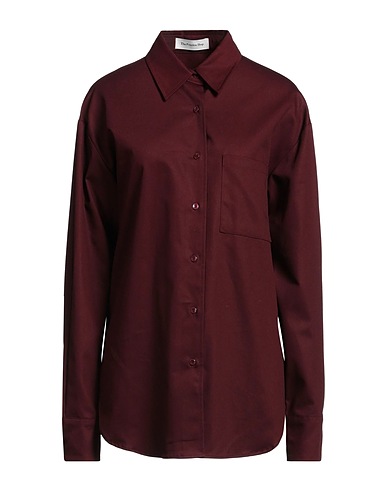 THE FRANKIE SHOP Camicie e bluse tinta unita Bordeaux 100% Cotone