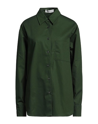 THE FRANKIE SHOP Solid color shirts & blouses Green 100% Cotton