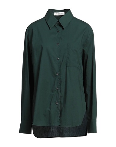 THE FRANKIE SHOP Solid colour shirts & blouses Green 100% Cotton