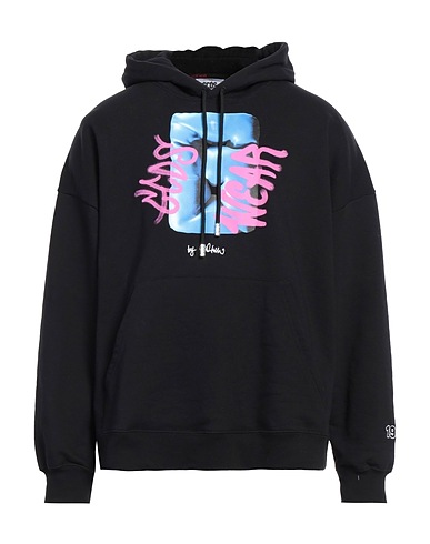 GCDS Hooded track jacket  Black 100% Cotton