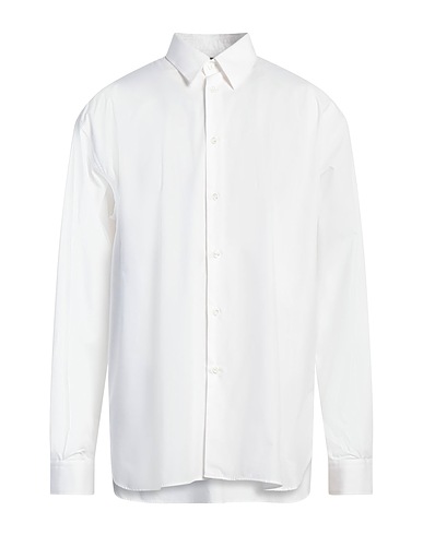 GCDS Solid colour shirt White 100% Cotton