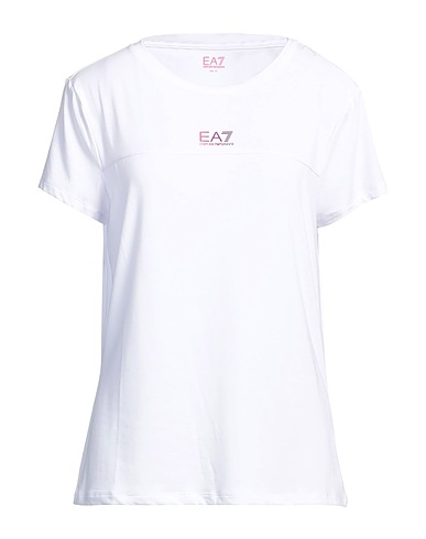 EA7 T-shirt White 56% Polyester, 38% Modal, 6% Elastane