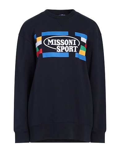 MISSONI Sweatshirt SPORT Midnight blue 100% Cotton