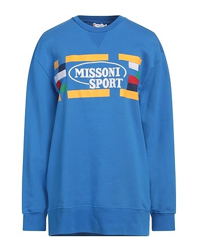 MISSONI Sweatshirt SPORT Hellblau 100% Baumwolle