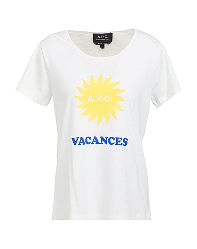 A.P.C. T-shirt White 100% Cotton