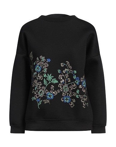 PINKO Sweatshirt Black 50% Polyamide, 30% Cotton, 20% Viscose