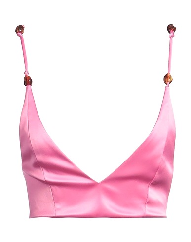 GANNI Top Pink 91% Recycled polyester, 9% Elastane