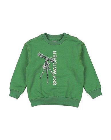 IL GUFO Sweatshirt Green 100% Cotton, Elastane