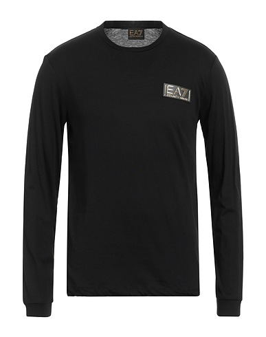 EA7 Basic T-shirt Black 100% Cotton