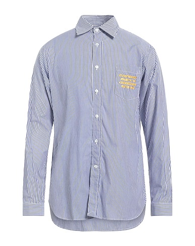 CHEERFOOL Camicia a righe Blu 100% Cotone