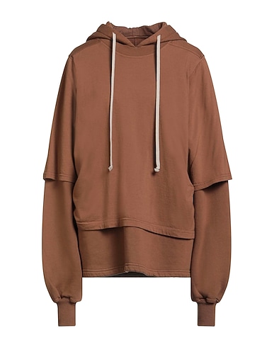 DRKSHDW by RICK OWENS Hooded track jacket  Brown 100% Cotton