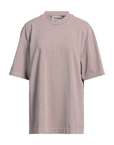 OUR LEGACY T-shirt Tortora 100% Cotone