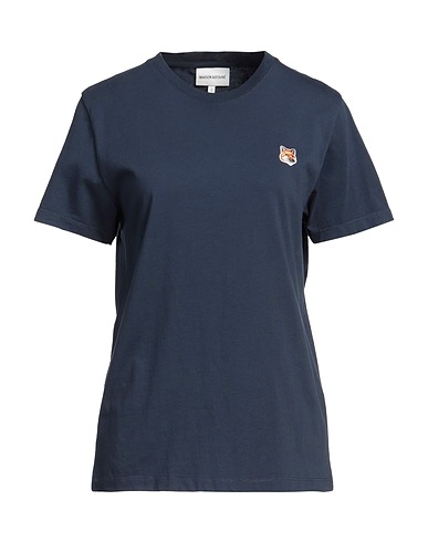 MAISON KITSUNÉ Basic T-Shirt Navy blue 100% Cotton