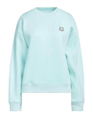 MAISON KITSUNÉ Sweatshirt Light green 100% Cotton