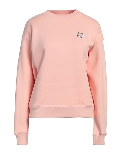 MAISON KITSUNÉ Felpa Rosa 100% Cotone
