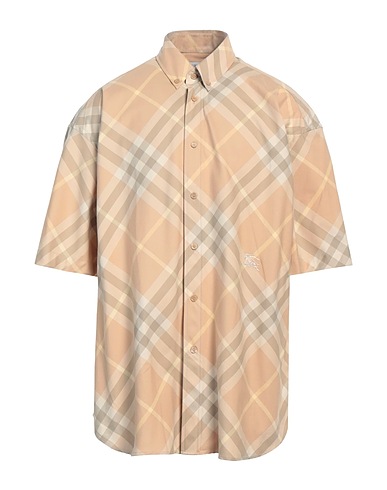 BURBERRY Patterned shirt Beige 100% Cotton