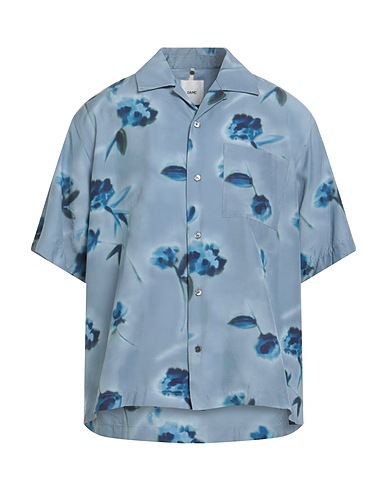 OAMC Patterned shirt Light blue 100% Viscose