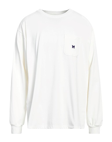 NEEDLES Basic T-Shirt Elfenbein 100% Polyester