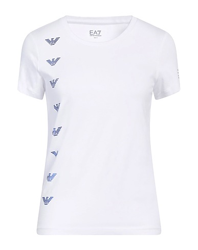 EA7 T-shirt White 48% Cotton, 48% Modal, 4% Elastane