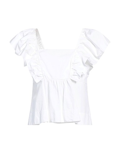 GANNI Top White 100% Organic cotton