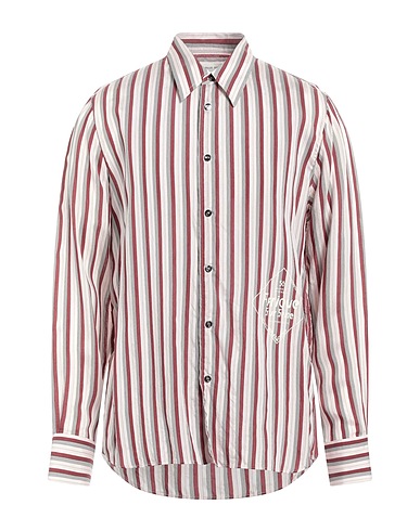 WALES BONNER Striped shirt Light pink 84% Viscose, 16% Silk