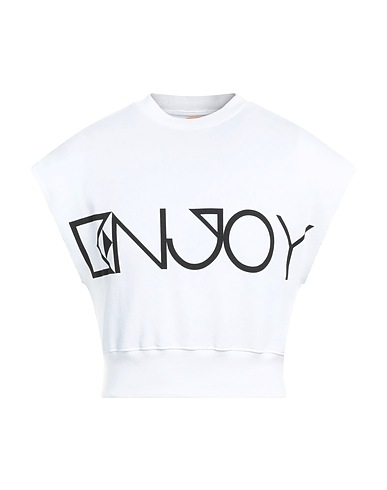 EBIT Sweatshirt White 100% Cotton