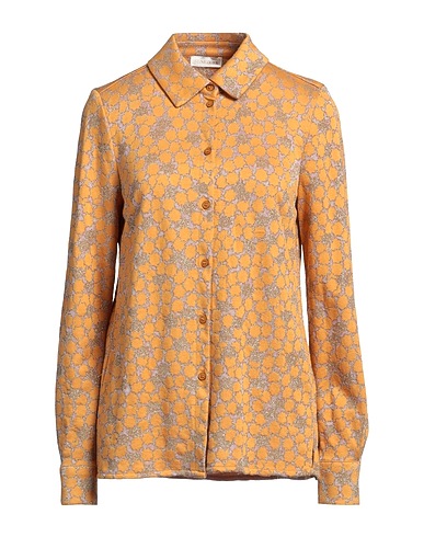 STINE GOYA Patterned shirts & blouses Marigold 54% Viscose, 22% Polyamide, 17% Acrylic, 7% Metallic Polyester