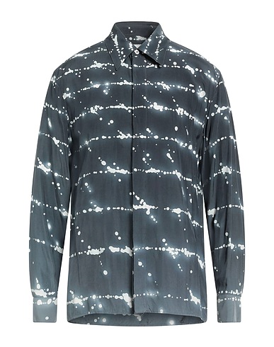 JIL SANDER Patterned shirt Lead 100% Viscose