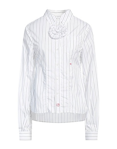 SAKS POTTS Striped shirt White 100% Cotton